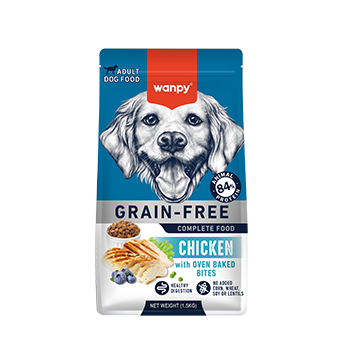 WANPY Grain Free Complete Food For Adult Dog Chicken Recipe