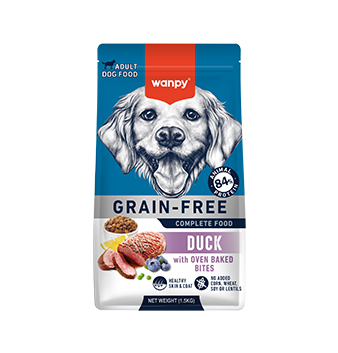 WANPY Grain Free Complete Food For Adult Dog  Duck Recipe