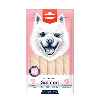 WANPY Creamy Treat - Salmon &amp; Chicken For Dog