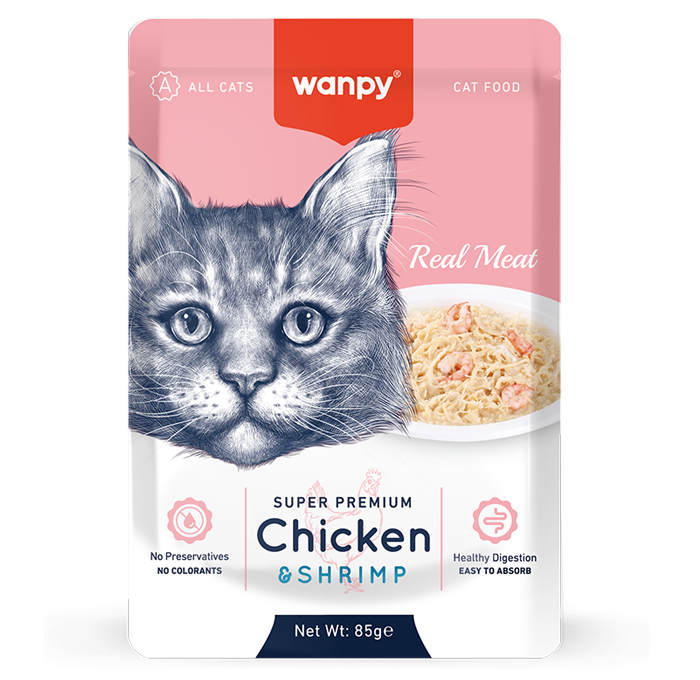 WANPY Super Premium Chicken & Shrimp For Cat