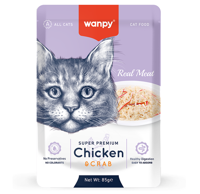 WANPY Super Premium Chicken & Crab For Cat