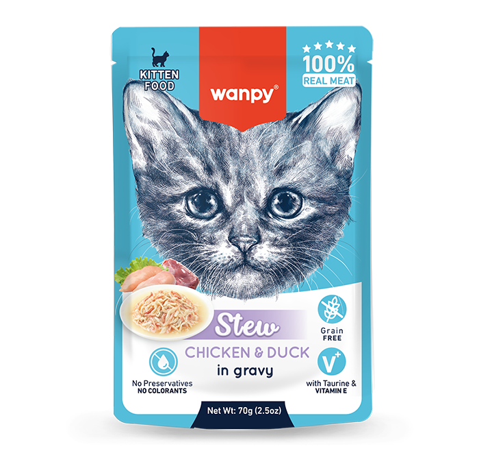 WANPY Stew Chicken &amp; Duck For Kitten