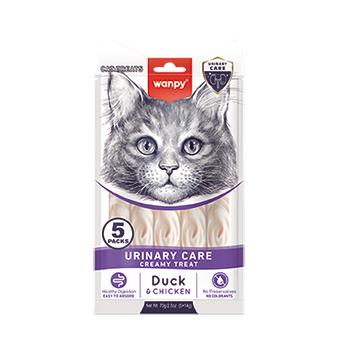 WANPY Urinary Care Creamy Treat Duck & Chicken For Cat