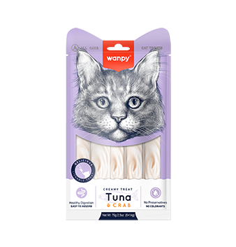 WANPY Creamy Treat - Tuna & Crab For Cat