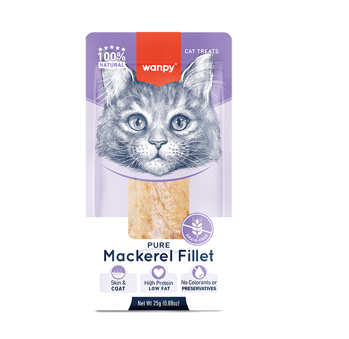 WANPY Pure Mackerel Fillet For Cat