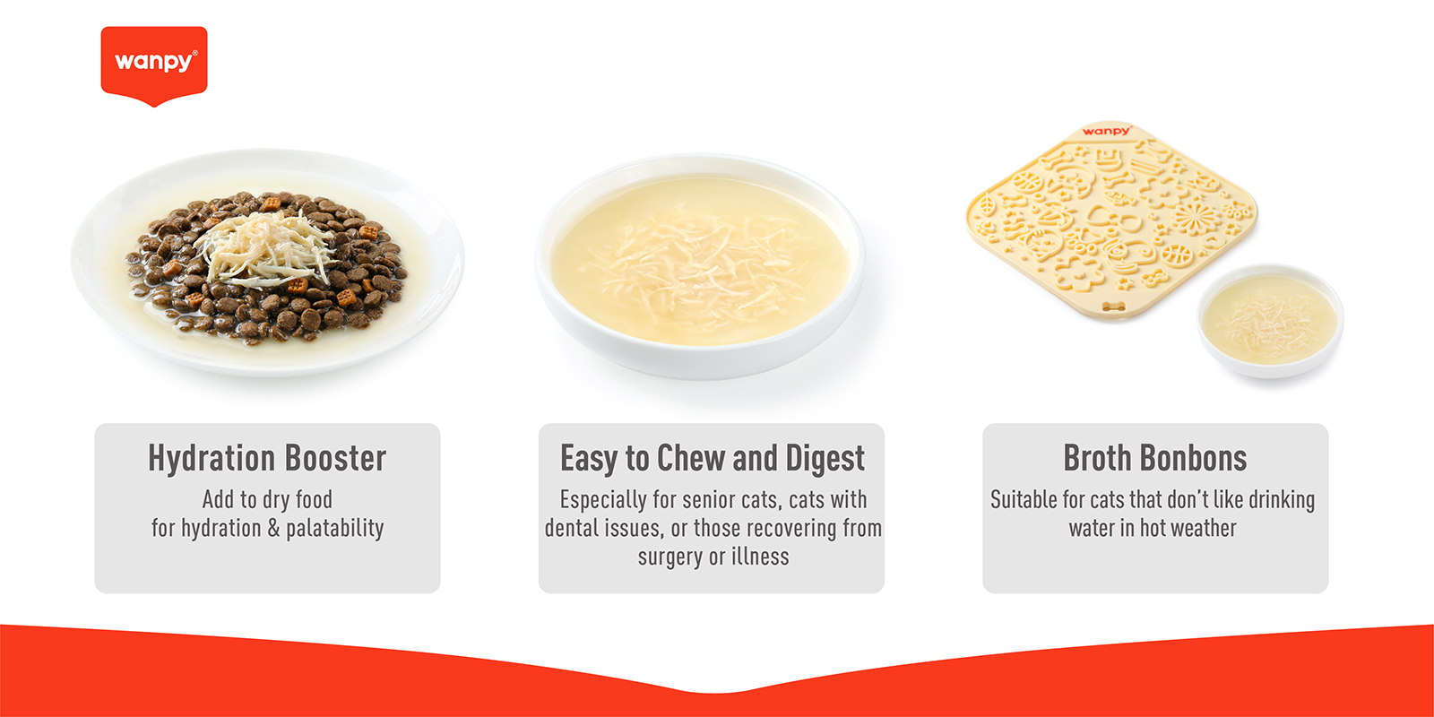 Meat Broth Tuna for Cats | Wanpy