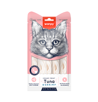 WANPY Creamy Treat - Tuna & Shrimp For Cat