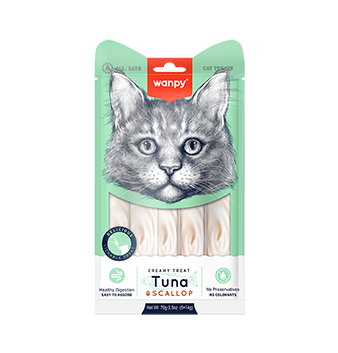 WANPY Creamy Treat - Tuna & Scallop For Cat