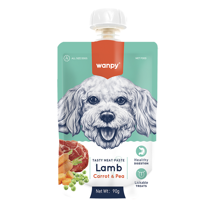 WANPY Tasty Meat Paste: Lamb + Carrot & Pea For Dog