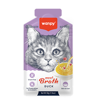 WANPY Meat Broth Duck  For Cat