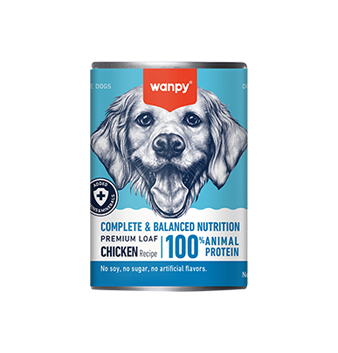 WANPY Complete And Balanced Canned Food - Chicken For Dog 375G