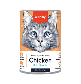 WANPY Holistic Formulation - Chicken & Crab 375G