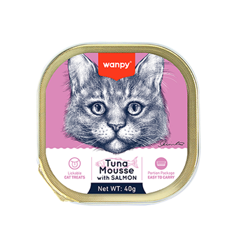 WANPY Tuna & Salmon Mousse For Cat