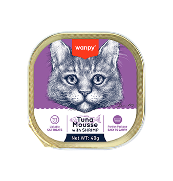 WANPY Tuna & Shrimp Mousse For Cat