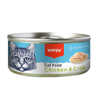WANPY Cat Food - Chicken & Crab 95G