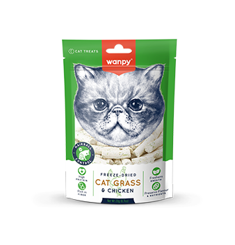 Freeze Dried Cat Grass & Chicken