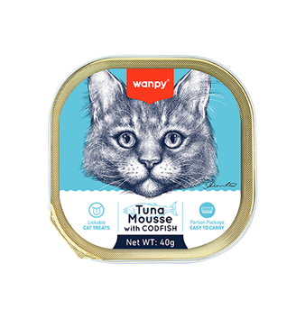 WANPY Tuna & Codfish Mousse For Cat
