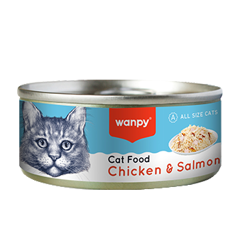WANPY Cat Food - Chicken & Salmon 95G