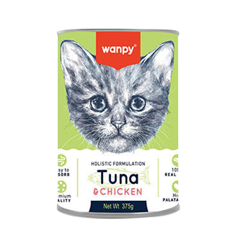 WANPY Holistic Formulation  For Kitten - Tuna & Chicken 375G