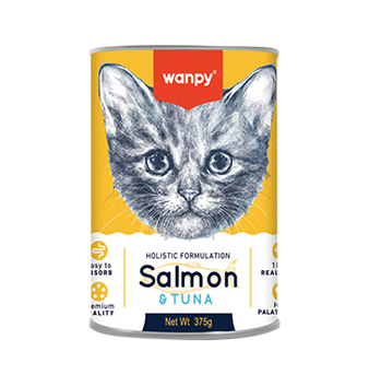 WANPY Holistic Formulation  For Kitten - Salmon & Tuna 375G