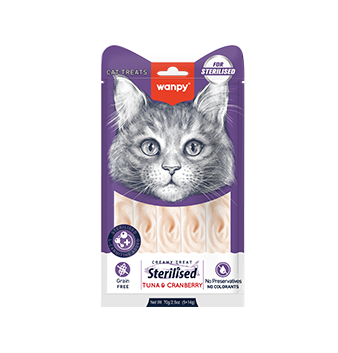 WANPY Creamy Treat For Sterilized Tuna &amp; Cranberry