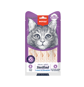 WANPY Creamy Treat For Sterilized Turkey &amp; Cranberry