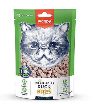 Freeze Dried Raw Duck Bites