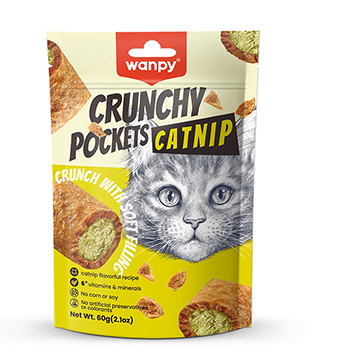 Crunchy Pocket Catnip & Chicken Recipe