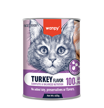 WANPY COMPLETE PASTE CANNED FOOD FOR CAT（TURKEY）